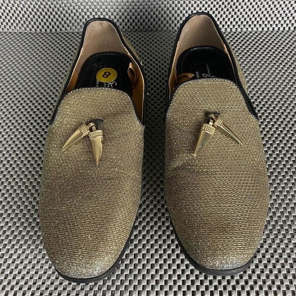 Giorgio Brutini Collide Shoes Mens Size 8 M Gold Blue Slip On Formal Memory Foam main image 6